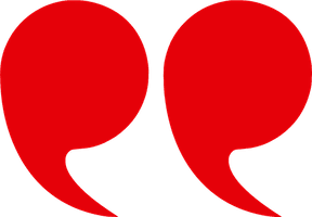 Red Quotes Left