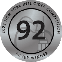 New York International Cider Competition 2022 - Silver Winner